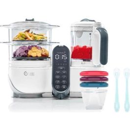 Babymoov BBM3661276181106 Nutribaby Pack White con 3 Babybols 180ml y 2 Spooners para la Diversificación Alimentaria