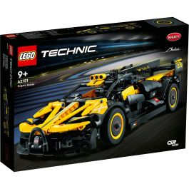 LEGO 42151 Bugatti Bolide Technic Coche de Carreras Amarillo/Negro con Motor W16, Dirección y Puertas de Tijera