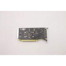 Lenovo NVIDIA T600 graphics card, 4GB GDDR6 memory, 640 CUDA cores, 4 miniDP outputs, ideal for professional applications. Lenovo NVIDIA T600 graphics card, 4GB GDDR6 memory, 640 CUDA cores, 4 miniDP outputs, ideal for professional applications.