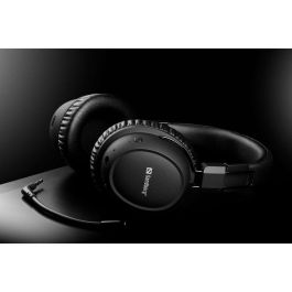 Sandberg Auriculares Inalámbricos ANC FlexMic con Micrófono Flexible Desmontable, Reducción de Ruido Activa, 13h Batería, Cómodos
