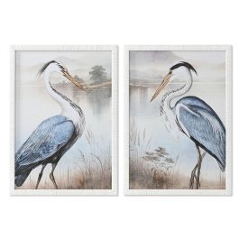 Cuadro Oriental DKD Home Decor Azul Blanco 2.5 x 70 x 50 cm (2 Unidades) Precio: 121.49999983. SKU: B17ZT8J723