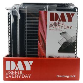 Day Escurreplatos Negro 32,5x43 cm; h.21,5 cm