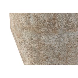 Jarron Romantico DKD Home Decor Blanco Marron 23.5 x 30 x 23.5 cm