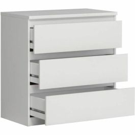 CHELSEA CHLK23-U42 Cómoda 3 Cajones Blanco Mate An 77,2 x Pr 42 x Al 79,9 cm CHELSEA CHLK23-U42 Cómoda 3 Cajones Blanco Mate An 77,2 x Pr 42 x Al 79,9 cm