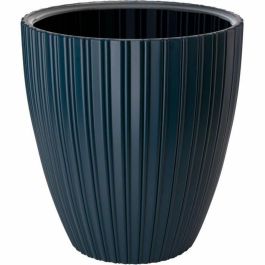 Maceta - Garden ID - Fancy - 40 x 42 cm - Para jardín, balcones o interiores - Azul petróleo