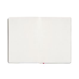 Cuaderno Con Gomilla Antartik Notes Tapa Blanda A5 Hojas Puntos Negro Y Rojo 80 Hojas 80 gr Fsc