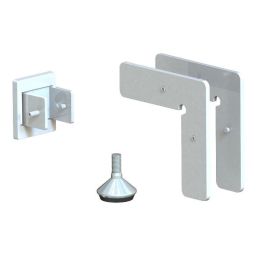 Herrajes Fab.Nacional Kit Herrajes KUADRO Soportes, Escuadras y Pie Nivelador para Perfil Autoportante, Acabado Blanco Precio: 4.49999968. SKU: B1GDWHJQVZ