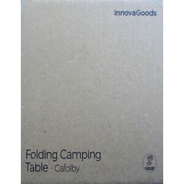 Mesa de Camping Textil Plegable con Funda Cafolby InnovaGoods Mesa de Camping Textil Plegable con Funda Cafolby InnovaGoods