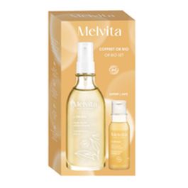 Melvita Aceite Extraordinario L'Or Bio - Tratamiento 3 en 1 para Rostro, Cuerpo y Cabello - Set de 2 Piezas (100 ml + Gel de Ducha 50 ml)