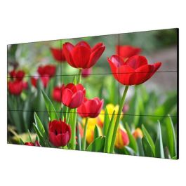 Hikvision Monitor 55" 4K LED para videowall, perfil ultrafino, 500cd, 1200:1, HDMI DVI VGA DP USB, uso 24/7