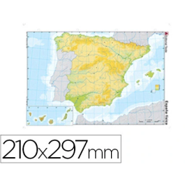 Teide Mapa Mudo Color Din A4 España Físico 210 x 297 mm Precio: 7.49999952. SKU: B14DC3YTSB