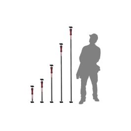 Piher Puntal de Expansión P3 155-290cm Ref. 30012 Fuerza 450kg/150kg Máxima Resistencia Intemperie