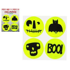 Pegatinas Neón Halloween Set Decoración: Calavera, Murciélago, Boo! y Esquelética para Fiestas y Manualidades Precio: 0.79000053. SKU: B1B8Z9E9CG