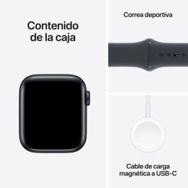 Apple Watch SE GPS 40 mm - Reloj Inteligente con Monitor de Ritmo Cardíaco, Resistente al Agua, iOS, Aluminio Reciclado