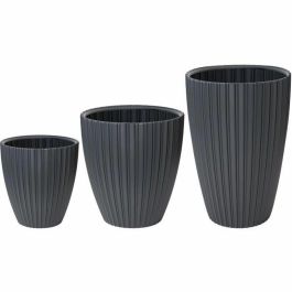 Garden Id GAR5410527161798 Maceta Fancy 40 x 42 cm Antracita para jardín, balcones o interiores