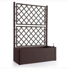 STEFANPLAST Natural rectangular caja de flores rectangular con malla - 100 x 43 x H 142 cm - 90 + 6.5 L en la reserva - Moka Precio: 125.49999968. SKU: B15S4QXSXR