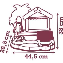 Smoby Stitch Beach Bar Playset, Set de Juego Temático de Playa con 12 Accesorios, para Niños de 3 Años