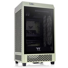 Thermaltake Tower 200 Mini Torre PC Verde con Soporte para Discos Duros 2.5/3.5 pulgadas y Ventiladores 120/140 mm
