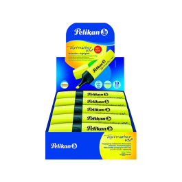 Marcador Fluor Pelikan Textmarker 490 Amarillo (814089) (Set de 10)