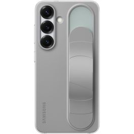 Samsung Funda Standing Grip Galaxy S25 Gris para Samsung Galaxy S25 - Soporte de Mesa 15,8 cm (6.2")