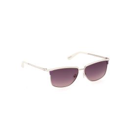 Guess Gafas GU00133 Gafas de Sol para Mujer Rectangulares Metal Beige 56 mm
