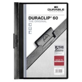 Durable Duraclip 60 Carpeta Dossier Pinza Negro A4 -25 Unidades- Precio: 38.59000002. SKU: S8404307