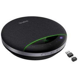 Yealink SP96 con Dongle USB-C/A Teams, Altavoz Bluetooth 5.3 para Conferencias y Llamadas, Cancelación de Eco, 26h Autonomía, Negro