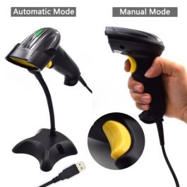 Lector Código de Barras con Soporte Ewent EW3400 LED USB