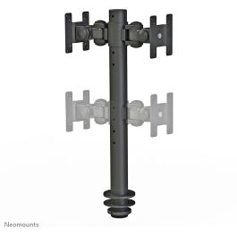 Neomounts FPMA-D050DBLACK Soporte de Mesa para 2 Monitores de 10-30" (76cm) hasta 10kg, VESA 100x100mm, Ajustable, Negro