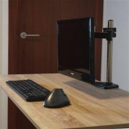 ELBE Brazo Soporte de Mesa para Monitor SM-1232-10K | Ajustable hasta 32' y 10kg | VESA 50/75/100mm