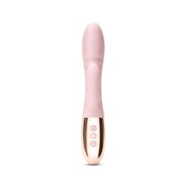 Vibrador Doble Estimulación Le Wand Blend Rose Gold Dorado Rosa Dorado