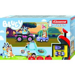 CARRERA Circuito de Carreras Bluey & Bingo Let's Go Bluey, Edad: +3 Años, Longitud Pista: 2.9 Metros, Escala: 1:50 Precio: 38.50000022. SKU: B157C8XE43