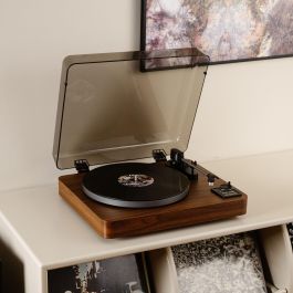 Lenco LBTA-165 - Tocadiscos de Madera con Bluetooth y USB