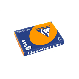 Trophee Papel Color A3 80gr Naranja Intenso Paquete 500 Hojas para Ink-jet, Láser y Fotocopiadoras Precio: 28.49999999. SKU: B1BM4JD6HM
