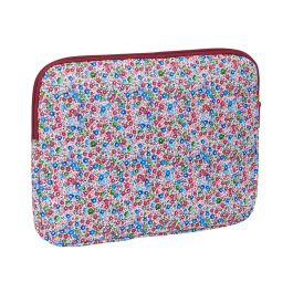 Funda para Portátil Nait Nait Flores coimbra burdeos Burdeos 34 x 25 x 2 cm