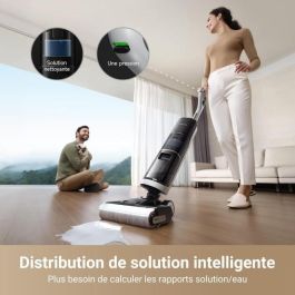 Dreame DRE6976233677347 Aspiradora en seco y húmedo H14 Pro con Diseño 180°, Limpieza cepillo 60°C, Secado 5 min y 18 kPa Dreame DRE6976233677347 Aspiradora en seco y húmedo H14 Pro con Diseño 180°, Limpieza cepillo 60°C, Secado 5 min y 18 kPa