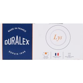 Duralex Vajilla Lys 12 piezas verde (4 llanos 23.5 cm, 4 hondos 19.5 cm, 4 postre 19 cm) (2 Unidades)