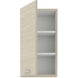 Muebles de Chamonix Top - 1 Puerta de lucha - Melamine - Decoración Chene - L 40 x D 31 x H 76 cm