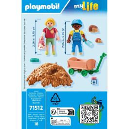 Playmobil Cuidados De La Familia De Erizos 71512 para Niños +4 Años
