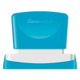 X'stamper Sello Quix Personalizable Color Rojo Medidas 14x60 mm Q-14