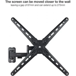 TOOQ SOPORTE PARED PANTALLAS 13-55" GIRA/INCLI NEGRO