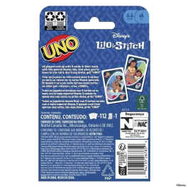 Mattel Juego de Cartas Uno Lilo & Stitch