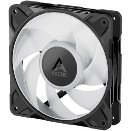 ARCTIC P12 Pro A-RGB Ventilador para PC 12cm, 131 m³/h, PWM, Iluminación LED Multi, Rodamiento FDB, Negro/Blanco