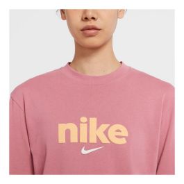 Camiseta de Manga Larga de Mujer Nike Crew Rosa
