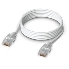 Ubiquiti UniFi Etherlighting Cable de Parche Nano-Fino 1 Metro Blanco para Switches Pro Max con Bota Translúcida
