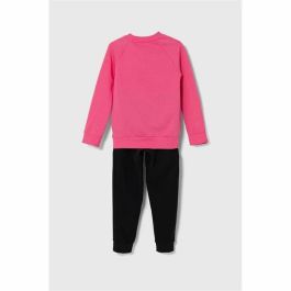 Chándal Infantil Adidas Essentials Negro Rosa