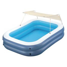 Bestway Piscina Hinchable 2 Camaras Rectangular con Toldo 254x178x140 cm +6 Años Jardin 54449 Precio: 65.49999951. SKU: B12NDWCZQ2