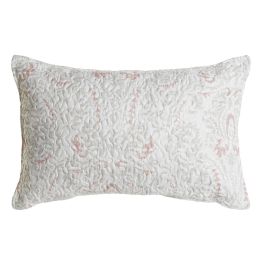 Cojin Romantico DKD Home Decor Blanco 10 x 40 x 60 cm