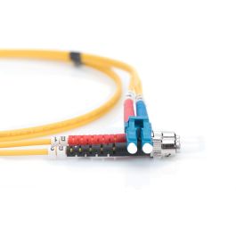 DIGITUS LWL Patchkabel LC -> ST 2.00m Singlemode Duplex OS2