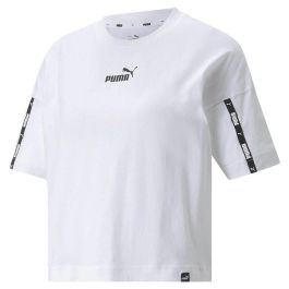 Camiseta de Manga Corta Mujer Puma 847116 02 Blanco (XS)